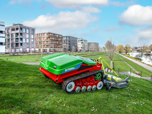 agria 9700e mit Sichelmulcher