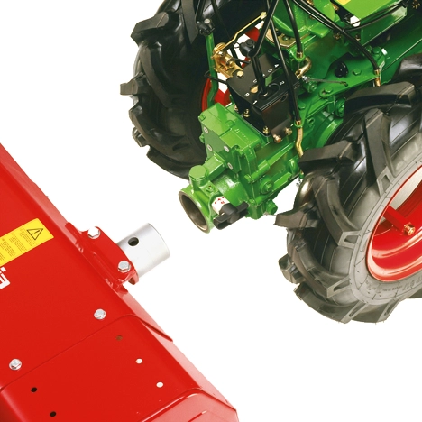 Rohranbauflansch: einfacher und schneller Anbaugerätewechsel