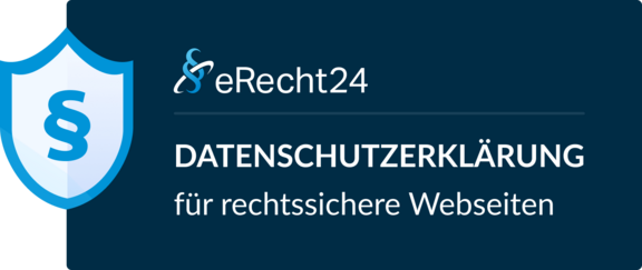 Datenschutz eRecht24 Siegel