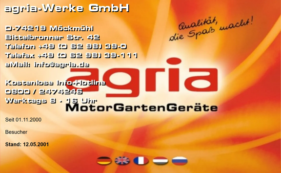 2001 - Der erste Relaunch, Farbenfrohes Design der Startseite