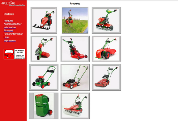 2001 - Die Produktseite