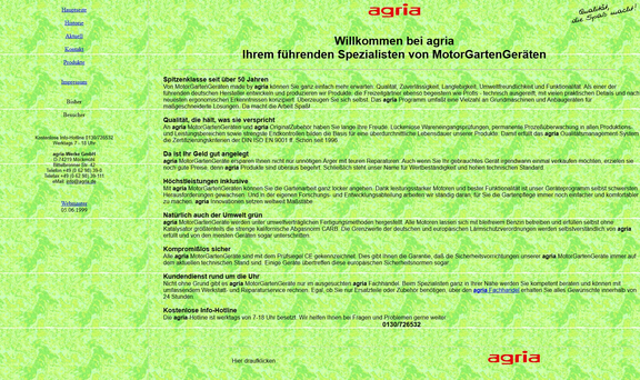 1998 - Die allererste Webseite