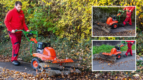 agria 7100e Kehrmaschine