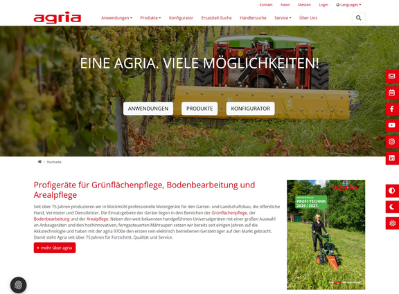 2026 - Der aktuelle Relaunch, modern, aufgeräumt, bildstark und mit vielen neuen Features