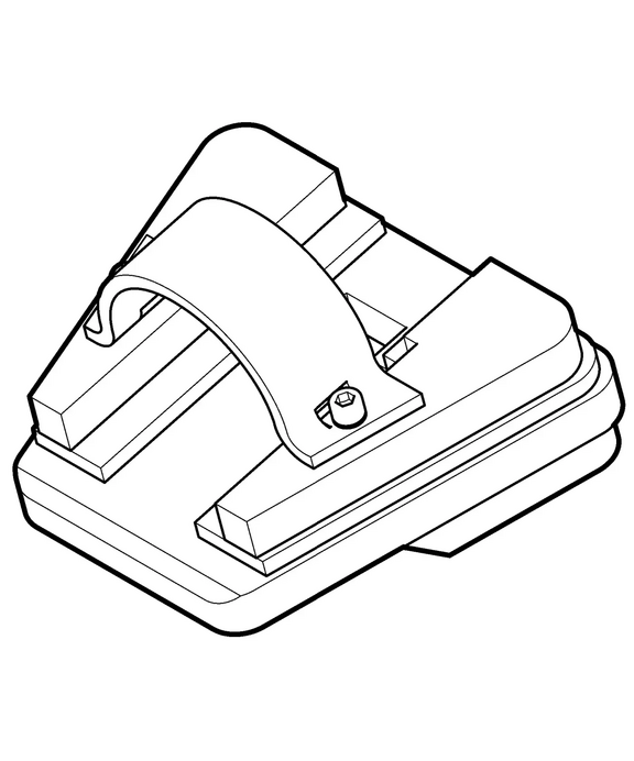 Zusatzgewicht für Planetenmähantrieb, verbessert die Führung des Mähbalkens in Hanglagen