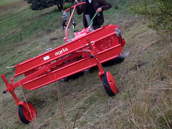 agria 5900 Cyclone mit Bandrechen