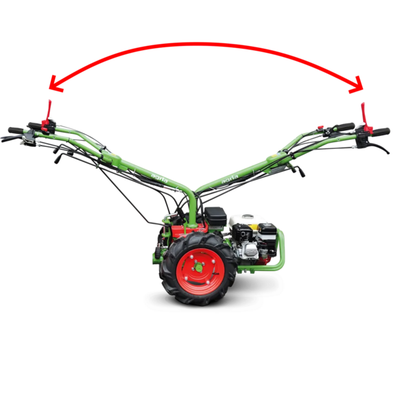 Lenkholm um 180° drehbar