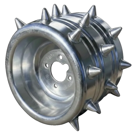 Artikel 5513011, Ein Paar Stachelwalzen 10", 3-reihig