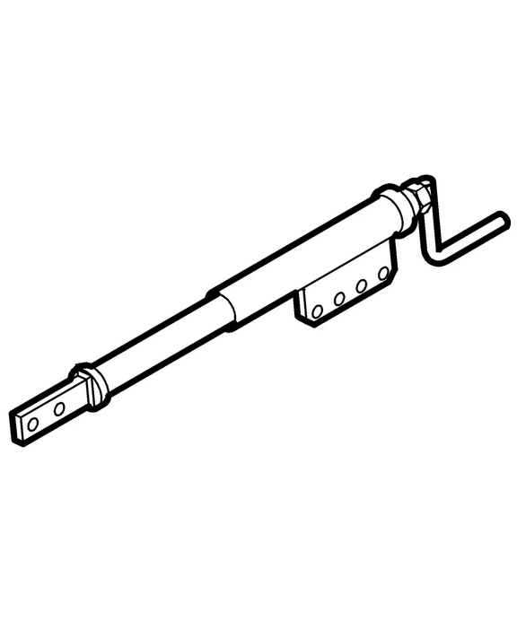 Höhenverstellspindel Passend für alle Kreiseleggen zur stufenlosen Höhenverstellung. Nicht in Verbindung mit Aufsattelsämaschine