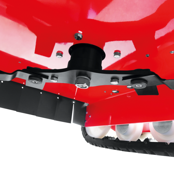 Speziell geformte Mulchmesser für ein sauberes Schnittbild