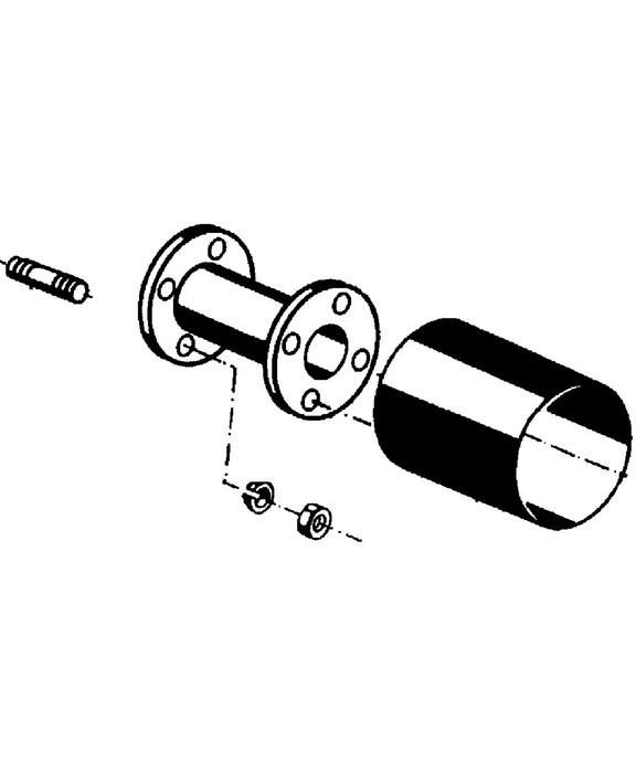 Artikel: 5616 511 Paar Radzwischenflansche 220 mm mit Wickelschutz
