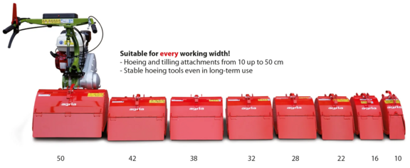 agria 3100 hoe attachments from 10 to 50 cm