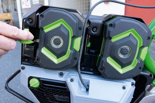 agria 7100e Einfacher Akkuwechsel