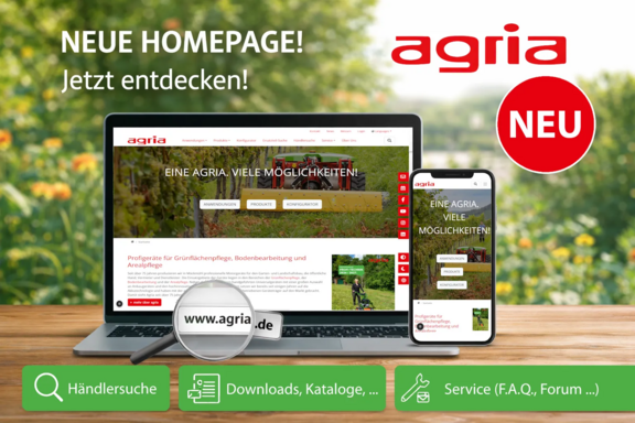 agria.de in frischem Look