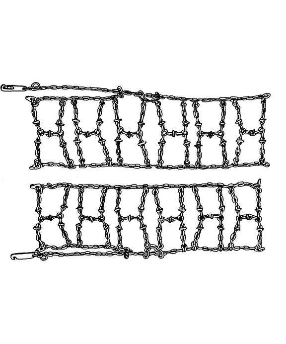 Artikel: 3690 971 Schneeketten für 16 x 6.50-8 Terra, Spurkreuz