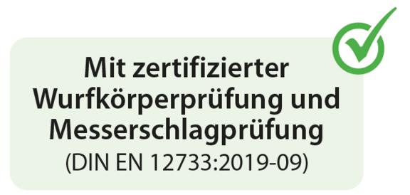agria 9500-80 Wurfkörperprüfung