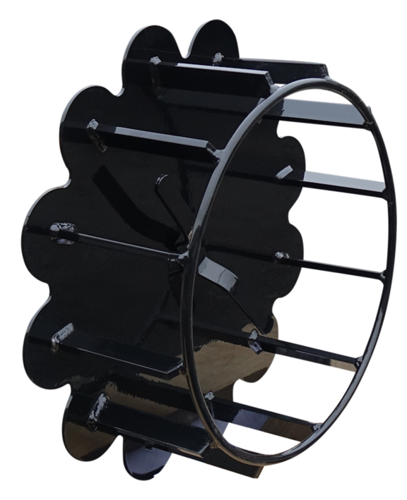 Artikel 3617 011, Ein Paar Eisengitterräder 8''