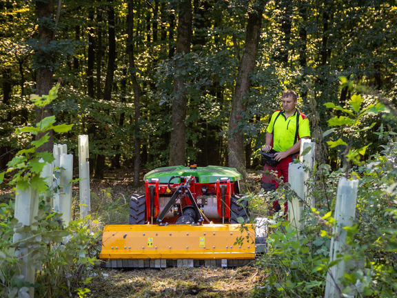 agria 9700e mit Mulcher