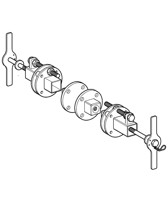 Artikel: 5916 211 Paar Vario-Radzwischenflansche für werkzeuglose Schnellmontage
