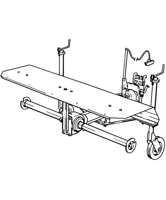 Kehrmaschine 80 ohne Bürsten, Arbeitsbreite 80 cm
