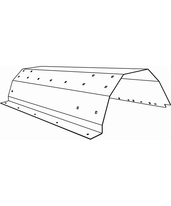 Verschleißeinlage 80 cm aus hochfestem Kunststoff zur Erhöhung der Lebensdauer sowie zur deutlichen Geräuschreduzierung. Nicht nachrüstbar. Für Art. N r. 3456 711