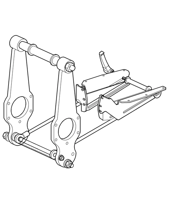 agria 5939011 Portalachse zur Schwerpunktverstellung