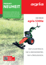 agria 5300e Vollelektrischer Balkenmäher