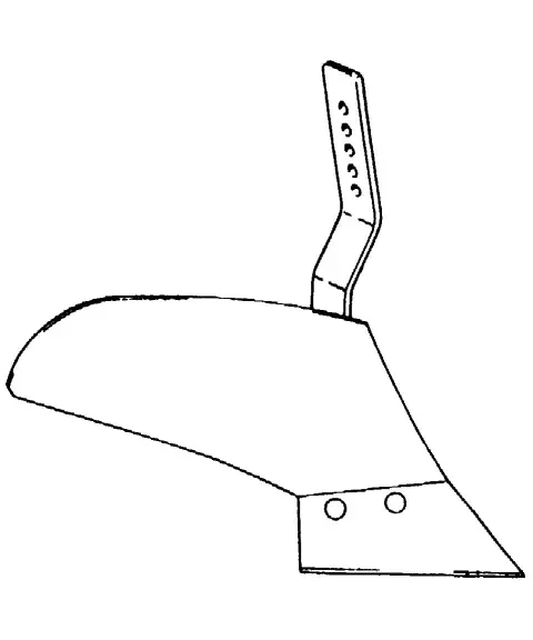 Beetpflug ohne Messersech