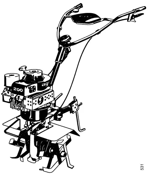 agria 0200 Motorhacke Stamo 96