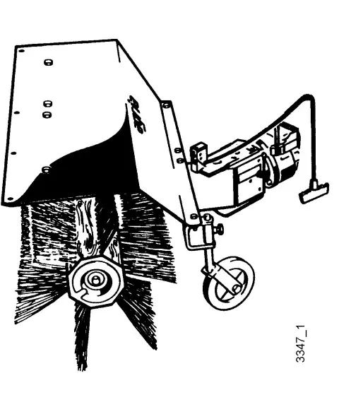 Anbau-Kehrmaschine, fein, 100