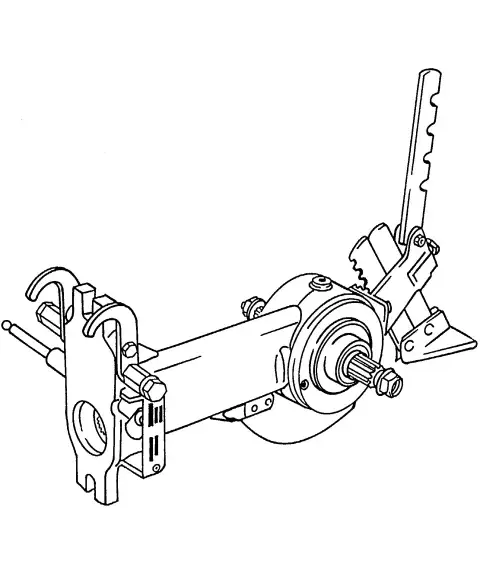 Hack- und Frästriebwerk