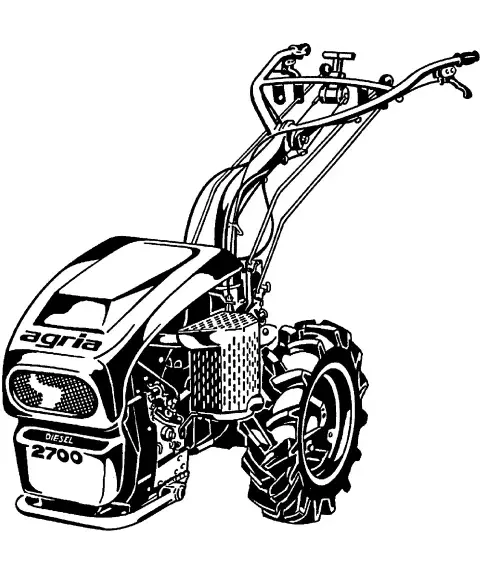 agria 2700 Kunststoffhaube