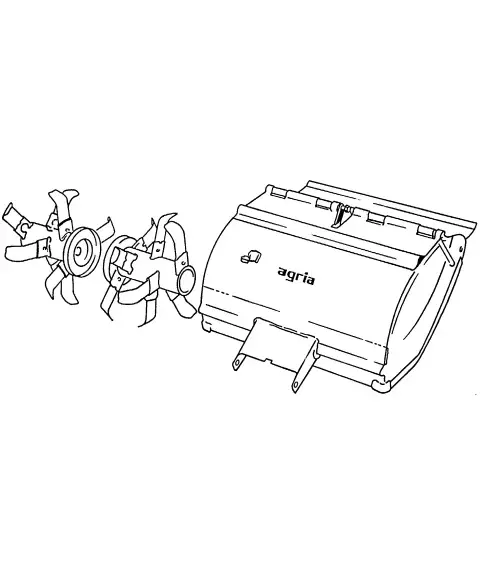 Hack- und Fräseinrichtung 50