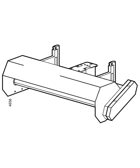 Anbau-Kehrmaschine ohne Bürsten 100 cm