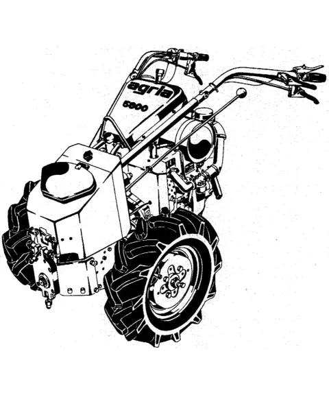 agria 5600 Kommunalmäher