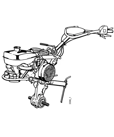 agria 6000 Motorhacke und Vielzweckmaschine