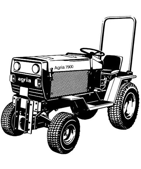 agria 7900 Kompaktschlepper, groß