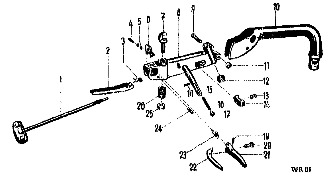 Mancheron inférieur, console
