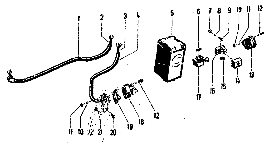 Parts of the tool kit 1889 G/E