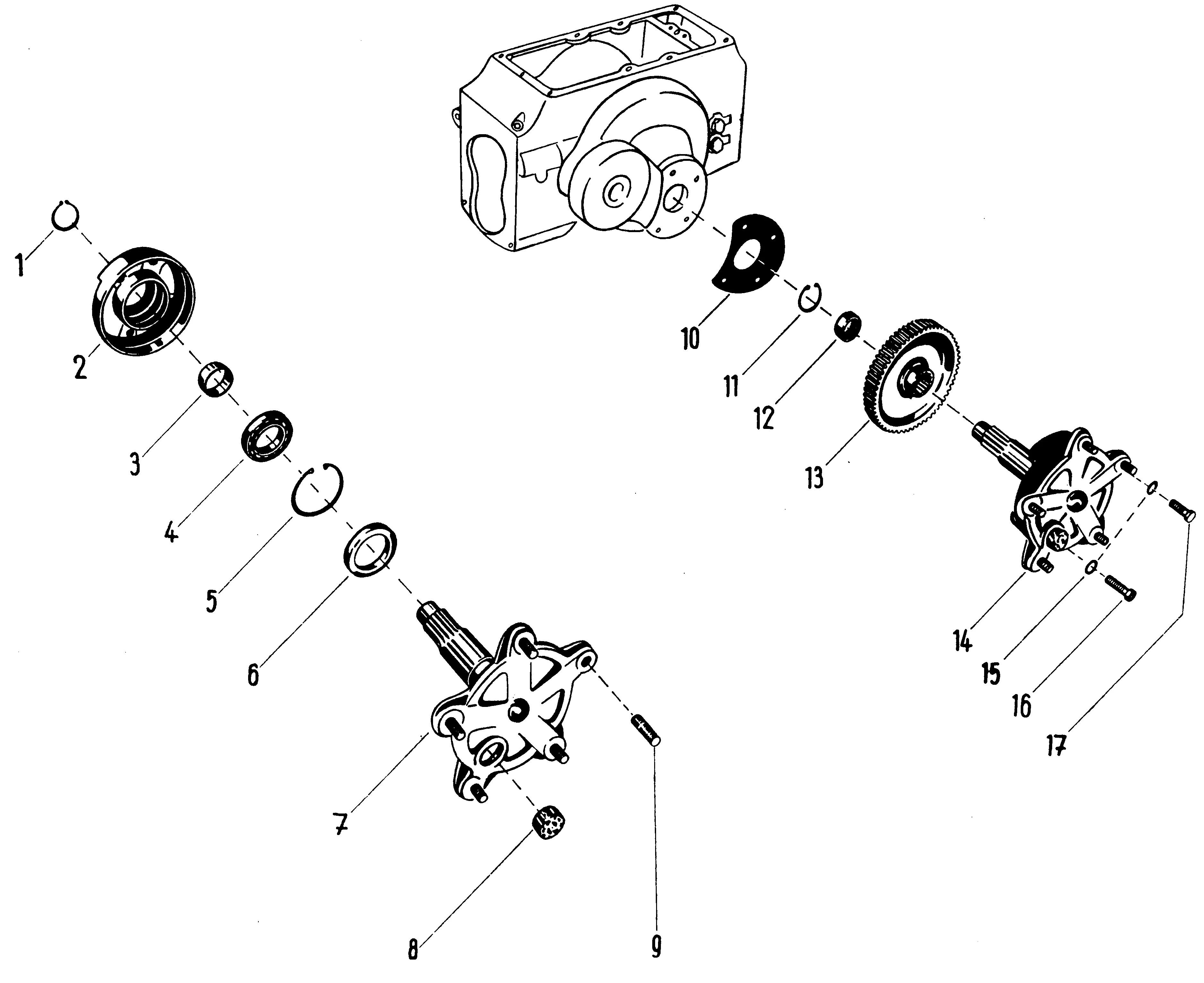 Arbre flasque de roue