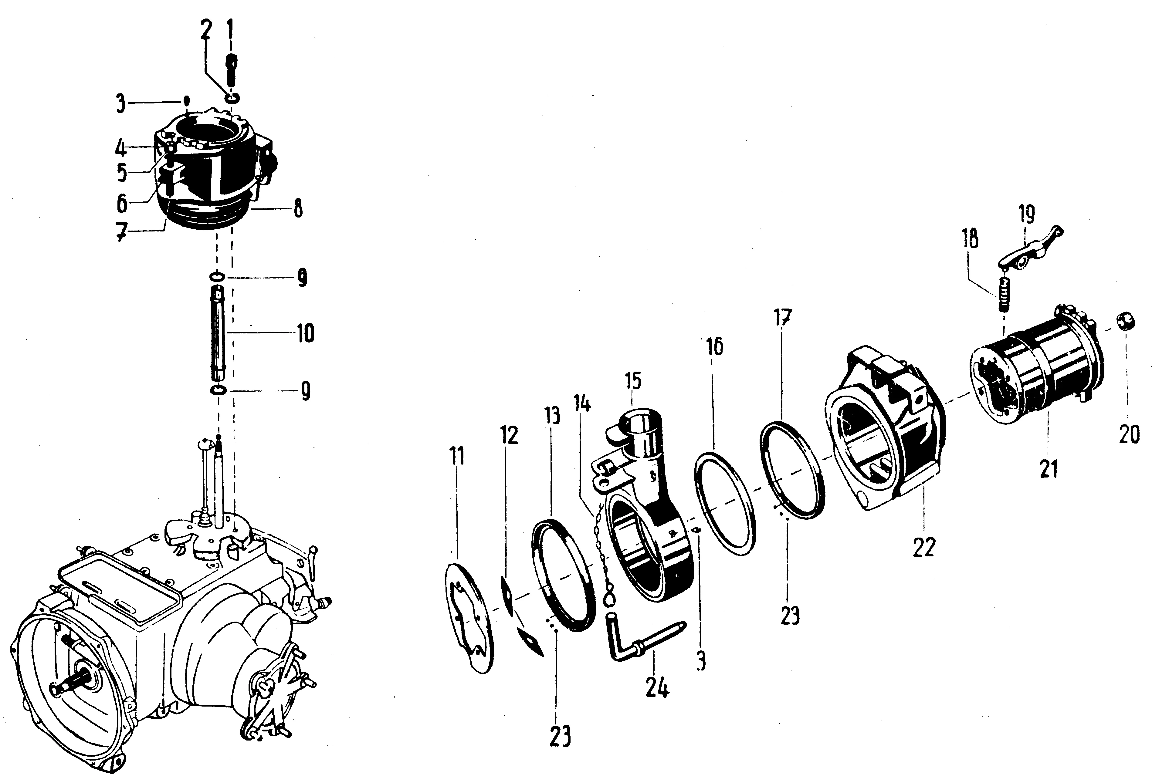 Lenkturm, Anhängevorrichtung