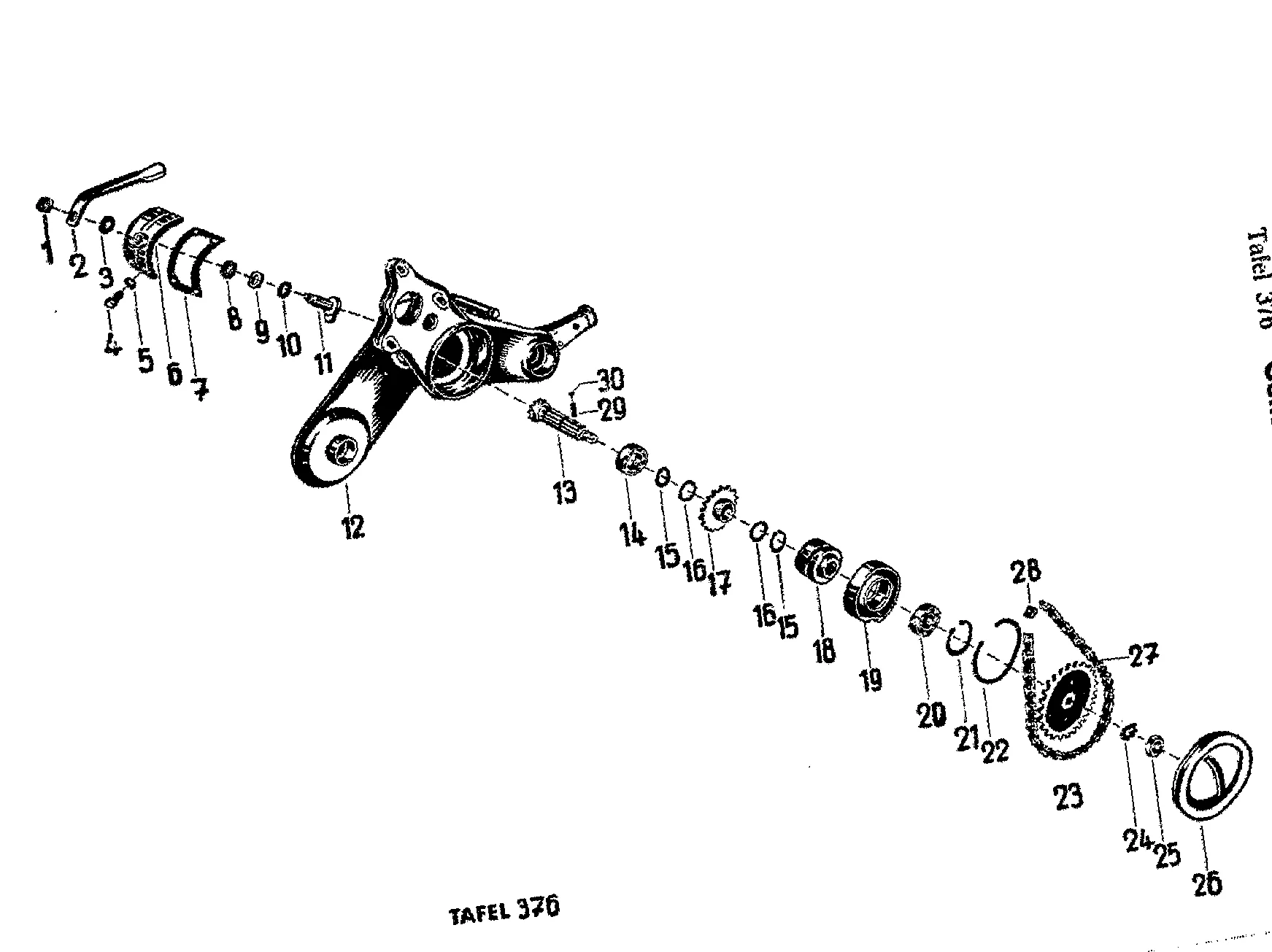Gehäuse, Haupttrieb