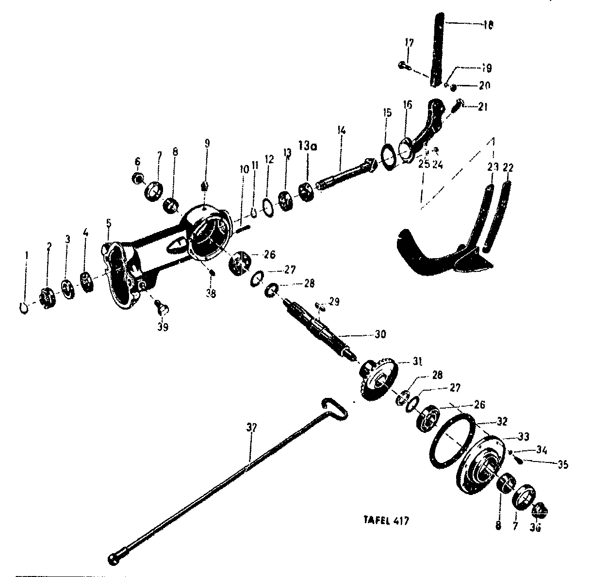 Hacktriebwerk 1701 013, ab Hacktriebwerk-Nr. 549 4511