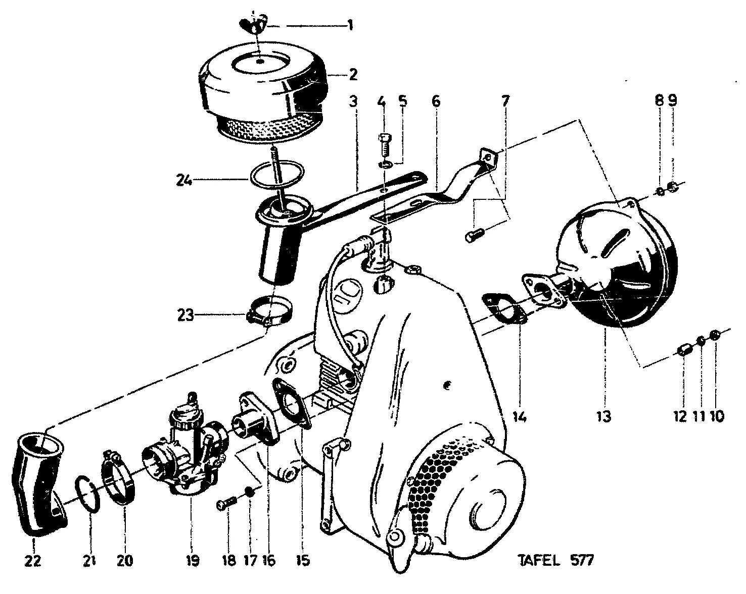 Accessories engine 110 M 3