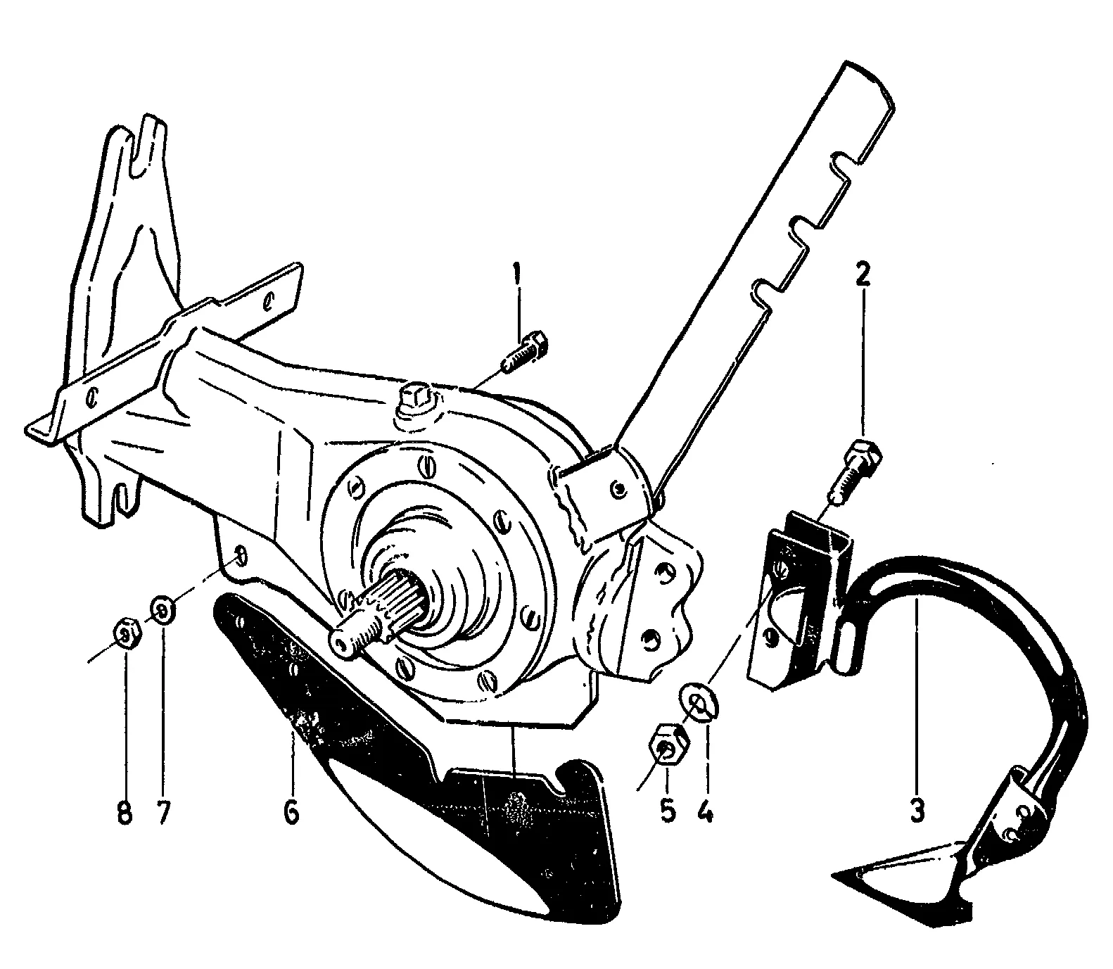Spornschar, Hacksporn für 2401 013