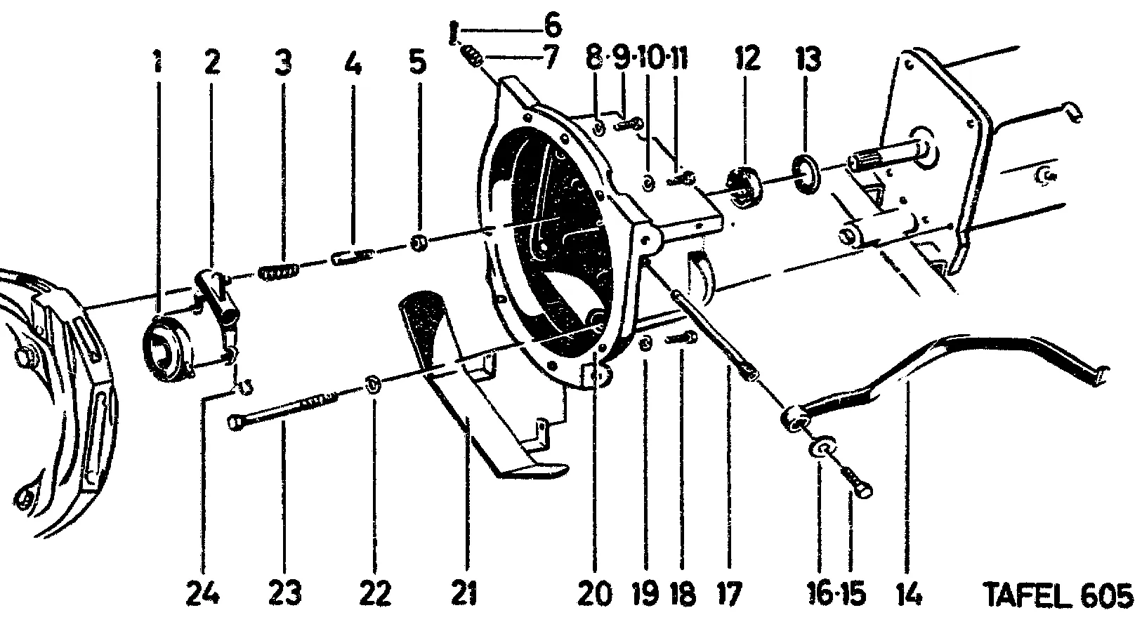 Housing, engine clutch