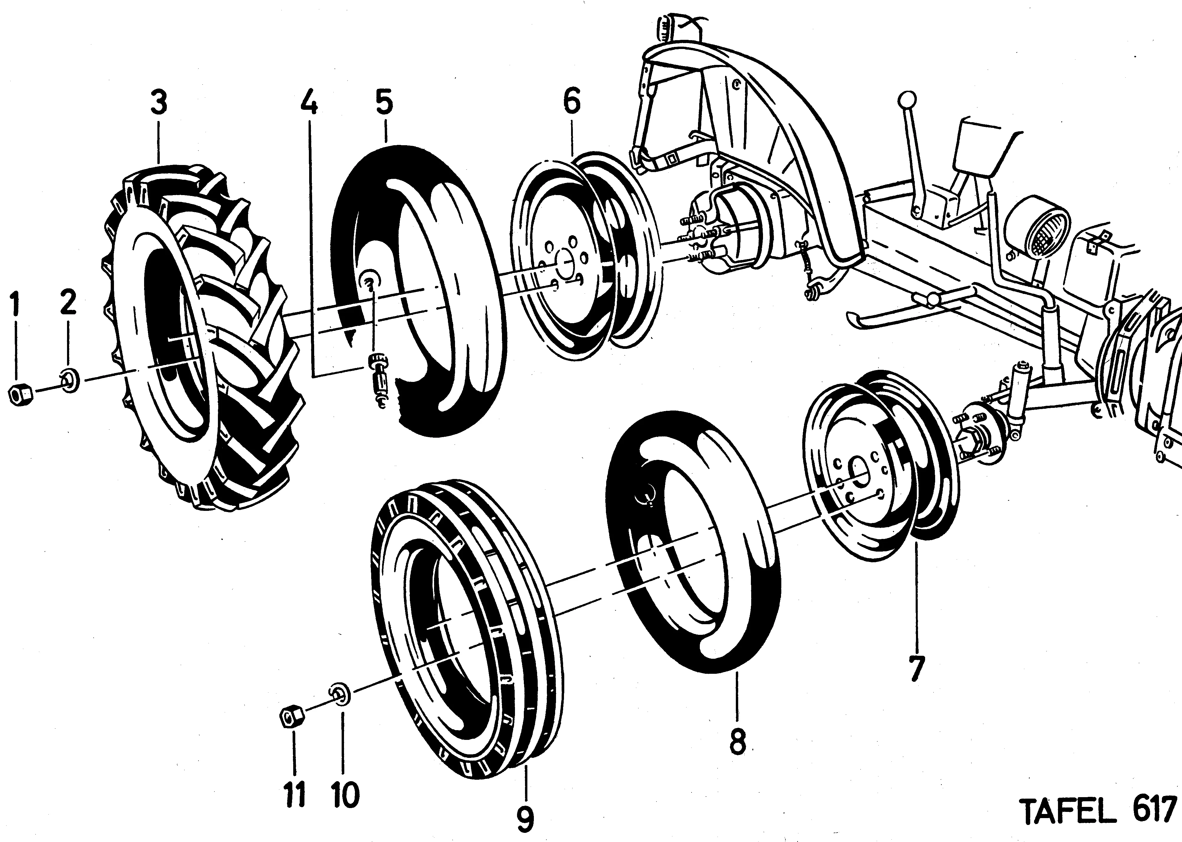 Triebrad Landwirtschafts-Ausführung