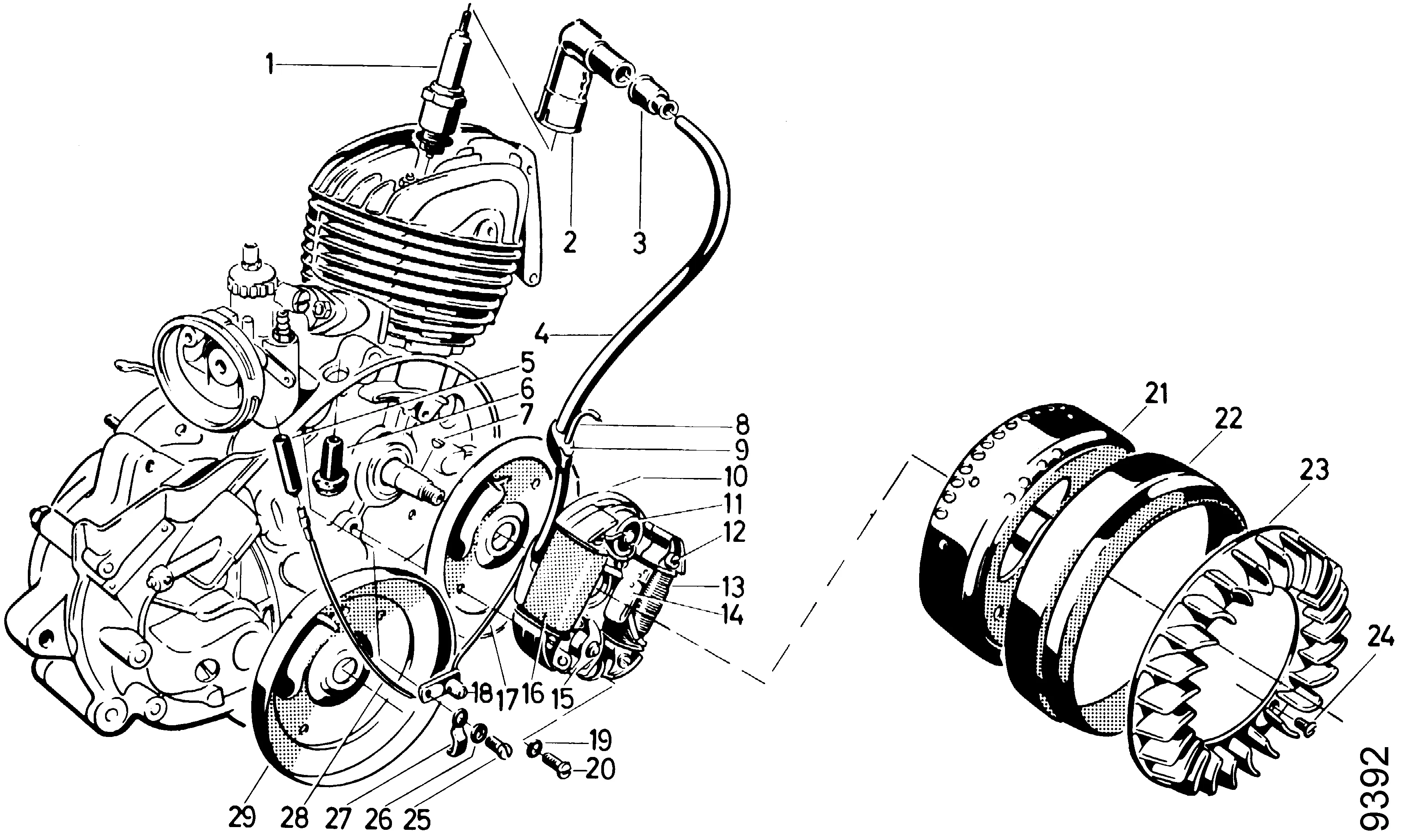 Plateau magnétique complet