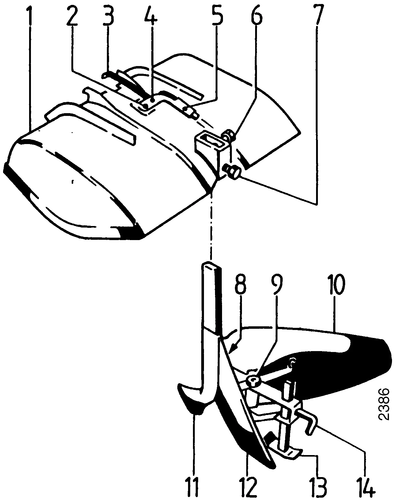 Équipement de buttage 2152 011