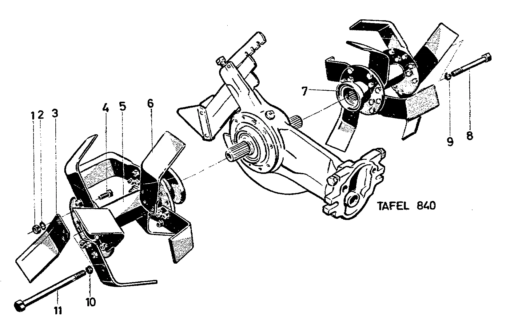 Hoeing tools 2709 023 - 2710 023